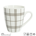 Porcelana 10oz con la etiqueta controlada taza de café